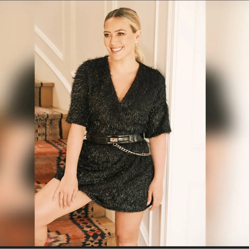 Smash + Tess Black Tinsel Romper